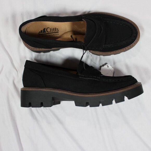 Cliffs by White Mountain Grafton Black Loafers Size 5.5 NWOB - Picture 2 of 12